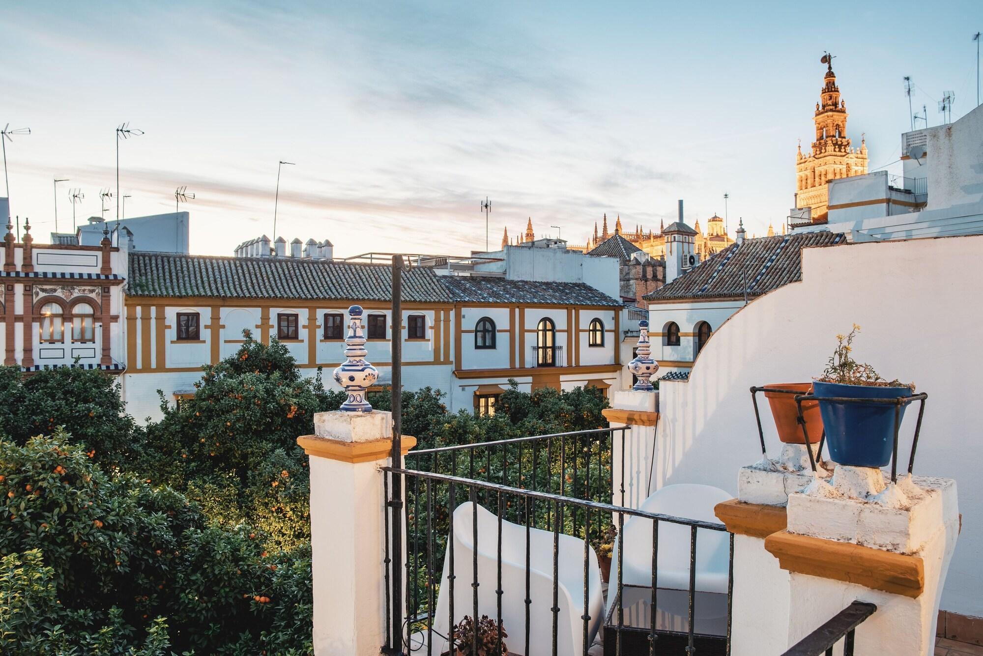 Hotel Boutique Elvira Plaza Sevilla Bagian luar foto